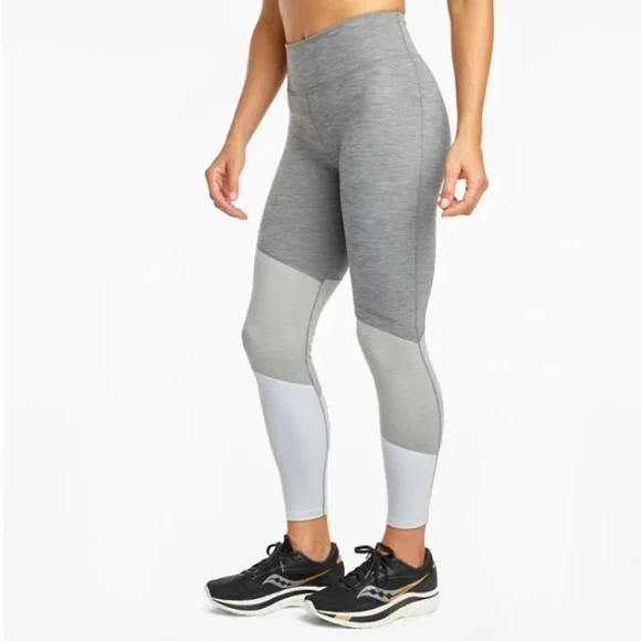 Saucony Beyond the Run Crop Leggings small - Picture 2 of 6
